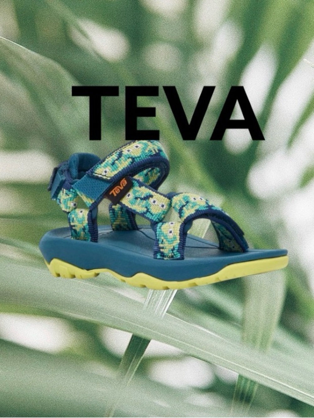 TEVA HURRICANE SANDALS unisex boys girls shoes  size 8